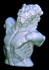 Laocoon sculpture reproduction, bust, faux marble Laocoon sculpture reproduction, bust, faux marble